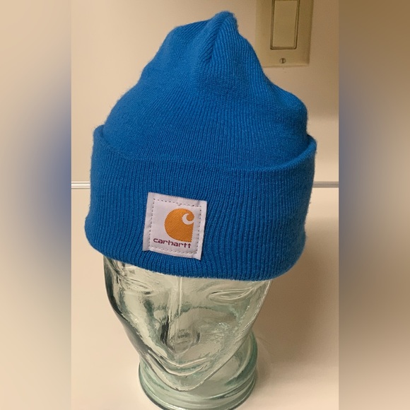 Adult Unisex One Size 100% Acrylic CARHARTT Watch Cap Cuffed Beanie Hat - Picture 8 of 10
